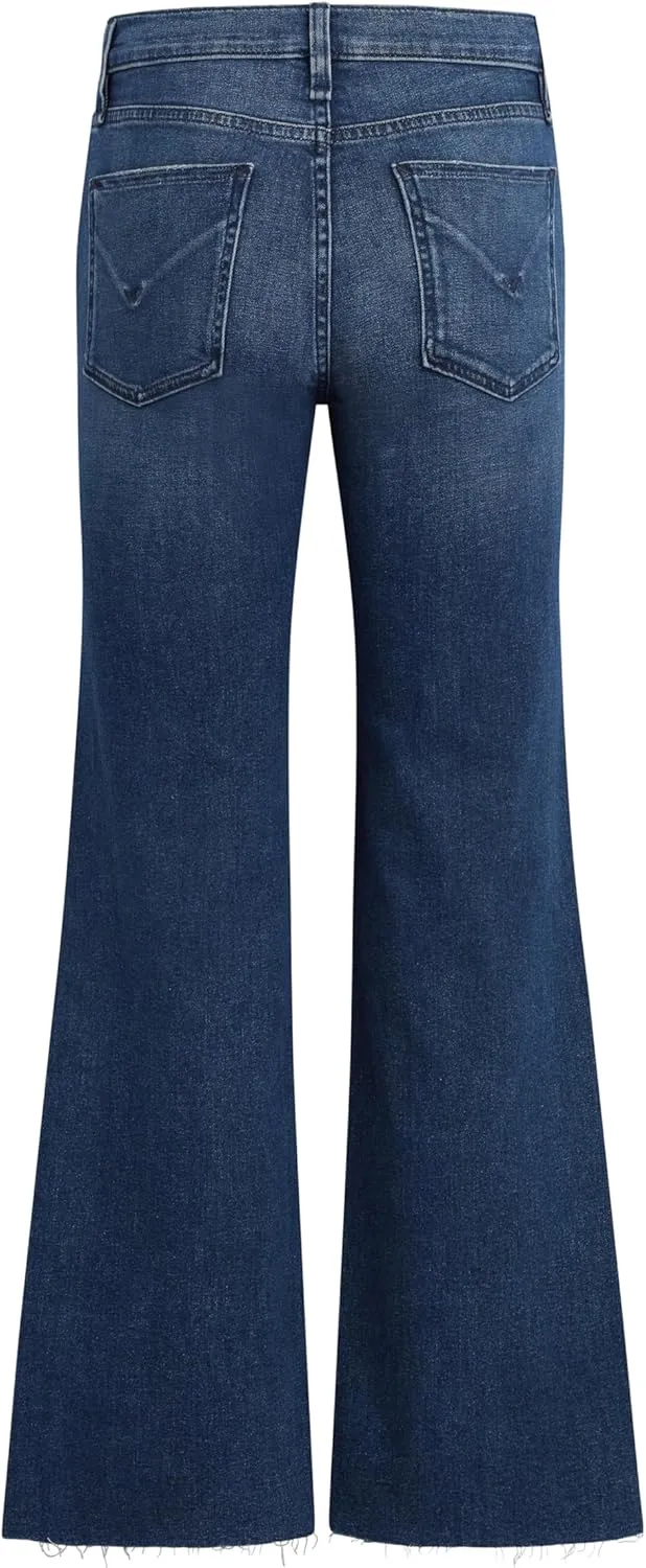 HUDSON Women's Rosie Petite High Rise Wide Leg Jean