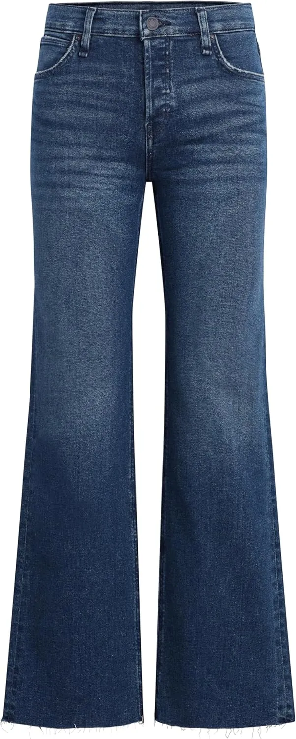 HUDSON Women's Rosie Petite High Rise Wide Leg Jean