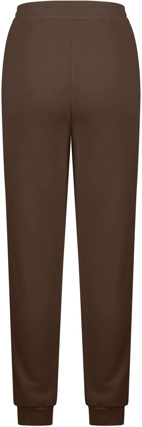 Hvyesh Jogger Sweatpants Women, Fleece Lined Sweatpants for Women Fall Winter Trendy 2025, Womens Joggers, High Waisted