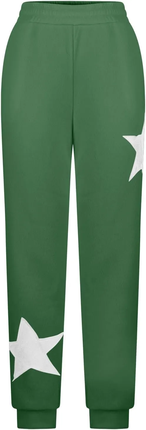 Hvyesh Jogger Sweatpants Women, Fleece Lined Sweatpants for Women Fall Winter Trendy 2025, Womens Joggers, High Waisted