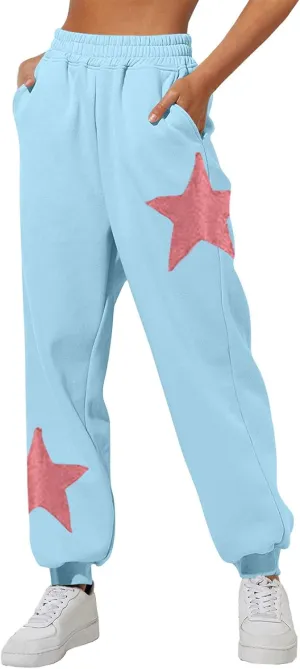 Hvyesh Jogger Sweatpants Women, Fleece Lined Sweatpants for Women Fall Winter Trendy 2025, Womens Joggers, High Waisted