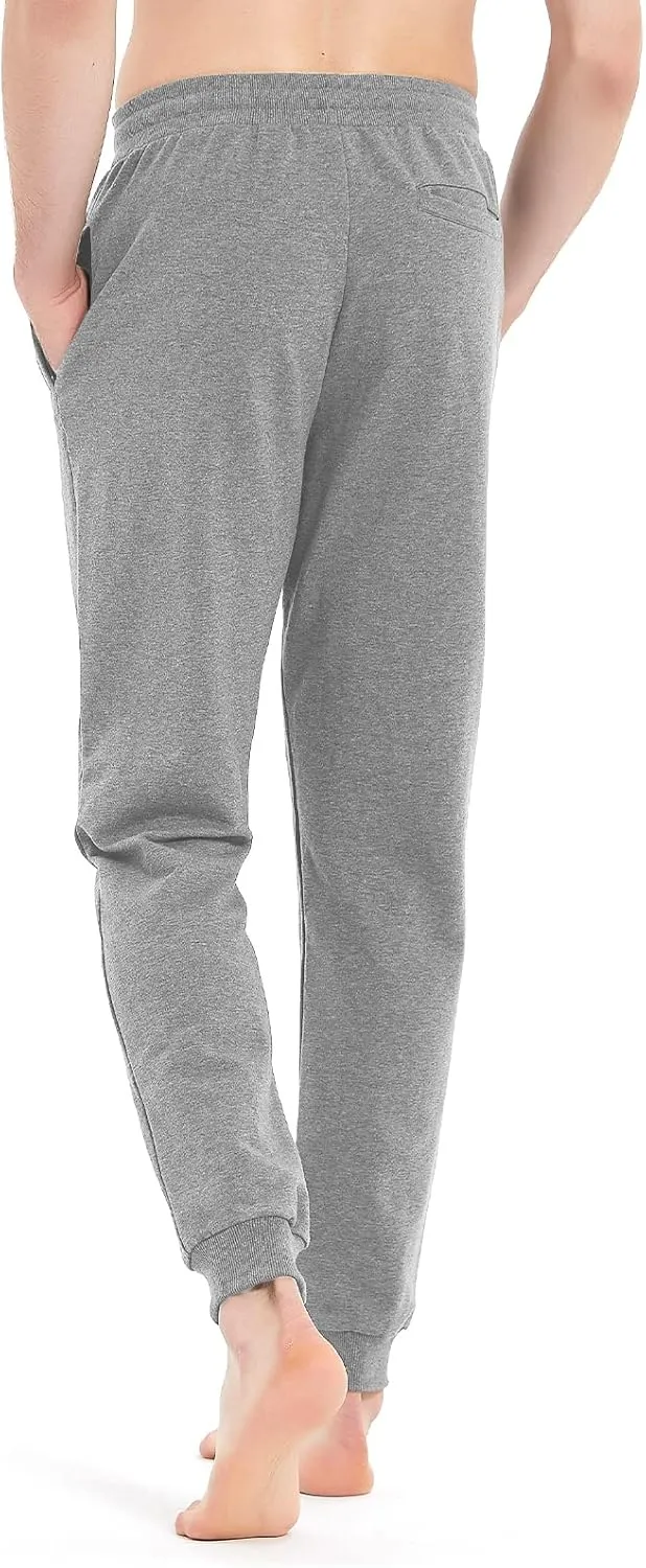 Idtswch 30/32/34/36/38/40 Long Inseam Mens Tall Sweatpants Extra Long Joggers Pant with Zip Pockets