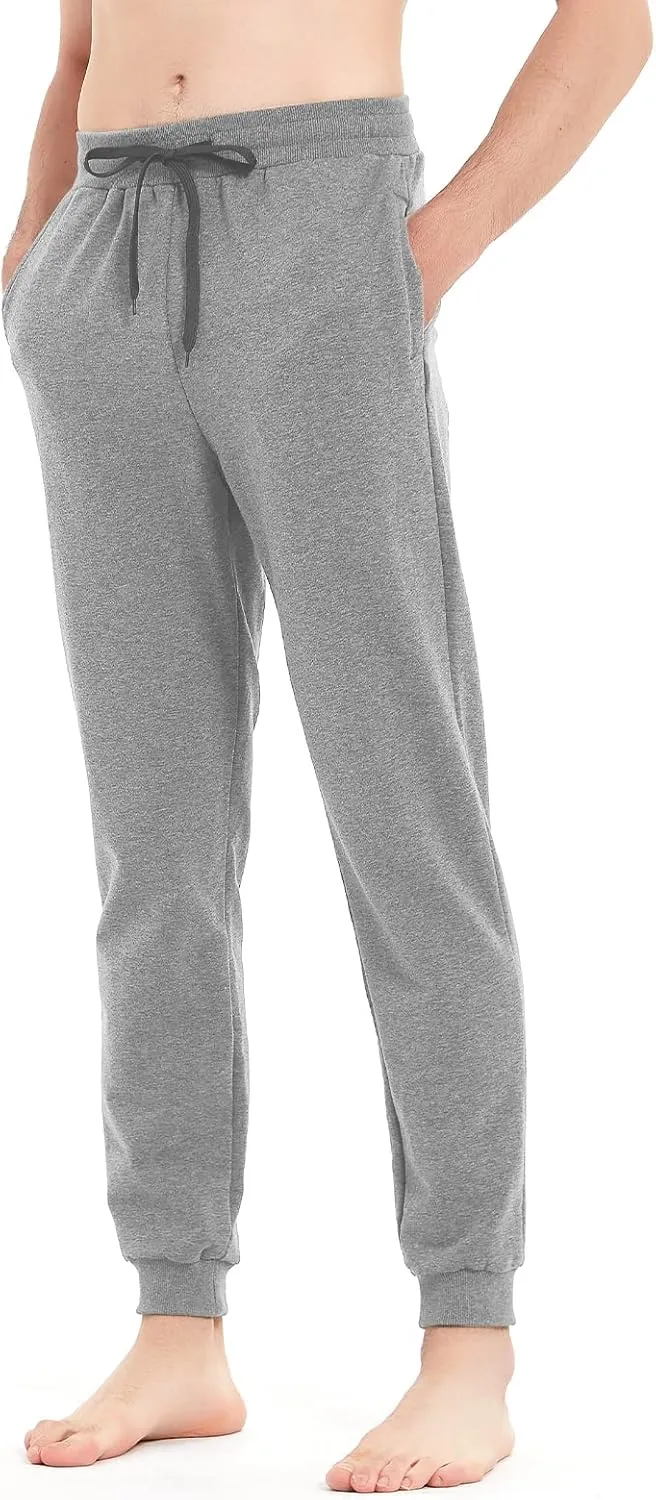Idtswch 30/32/34/36/38/40 Long Inseam Mens Tall Sweatpants Extra Long Joggers Pant with Zip Pockets