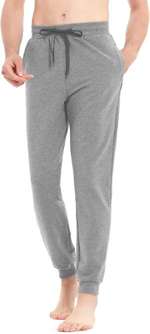 Idtswch 30/32/34/36/38/40 Long Inseam Mens Tall Sweatpants Extra Long Joggers Pant with Zip Pockets