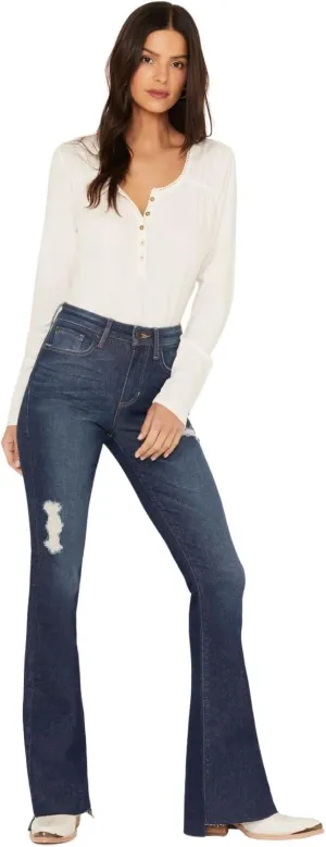Idyllwind Women's Fulton Vintage Gypsy High Rise Bootcut Jeans - IWFA23J46-DKW 8W x 34L Dark Wash
