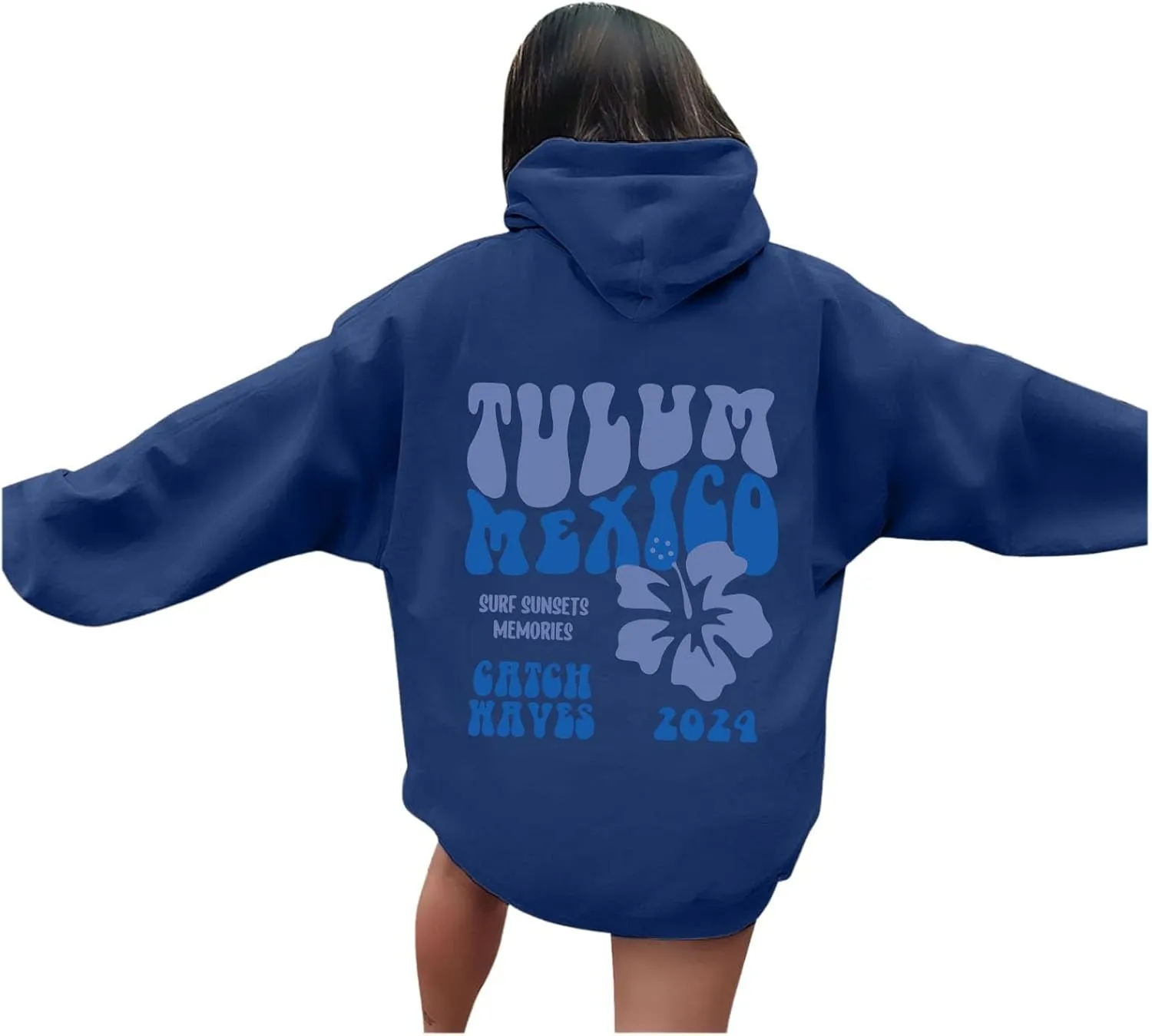 𝓟ink 𝓟om 𝓟uff Hoodie Sweatshirts Women Casual Long Sleeve Hoodie Pullover Preppy Oversized Sweatshirt Tunic Tops