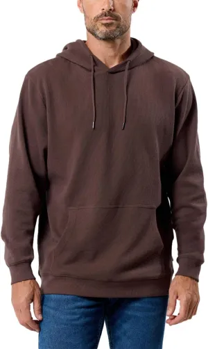 INTO THE AM Waffle Knit Pullover Hoodie for Men S-4XL Slim Fit Fall Knitted Waffleknit Textured Thermal Hooded Sweater