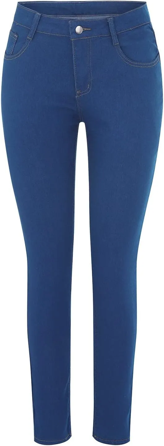 Jeans for Women Leggings Women High Waist Women Pants Slim Button High Sexy Pencil