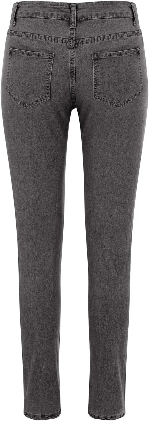 Jeans for Women Leggings Women High Waist Women Pants Slim Button High Sexy Pencil