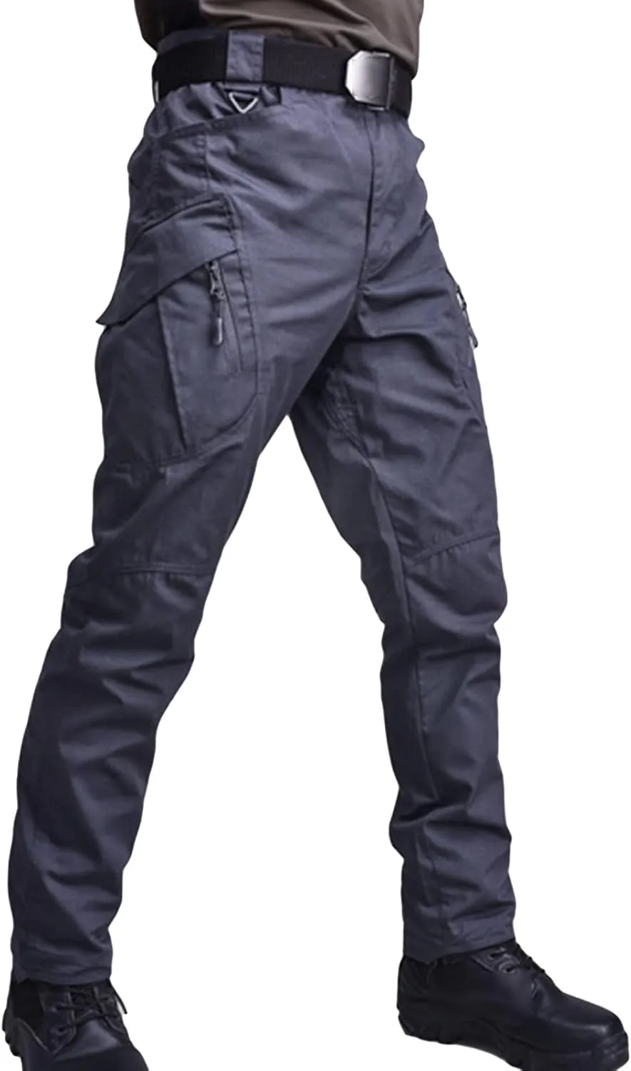 JEsilunmaMY Men's Camo Cargo Pants Multi-Pocket Tactical Outdoor Military Trousers Casual Waterproof Athletic Joggers Pants