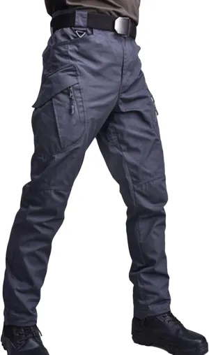 JEsilunmaMY Men's Camo Cargo Pants Multi-Pocket Tactical Outdoor Military Trousers Casual Waterproof Athletic Joggers Pants