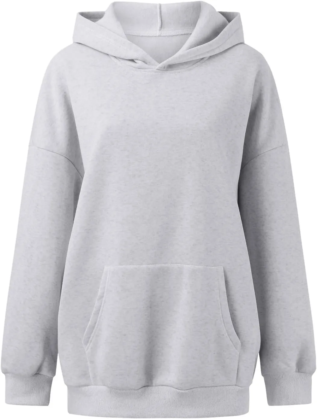 JiXiang Pink Hoodie Womens Oversized Hoodies Fleece Sweatshirts Long Sleeve Sweaters Pullover Fall Clothes with Pocket