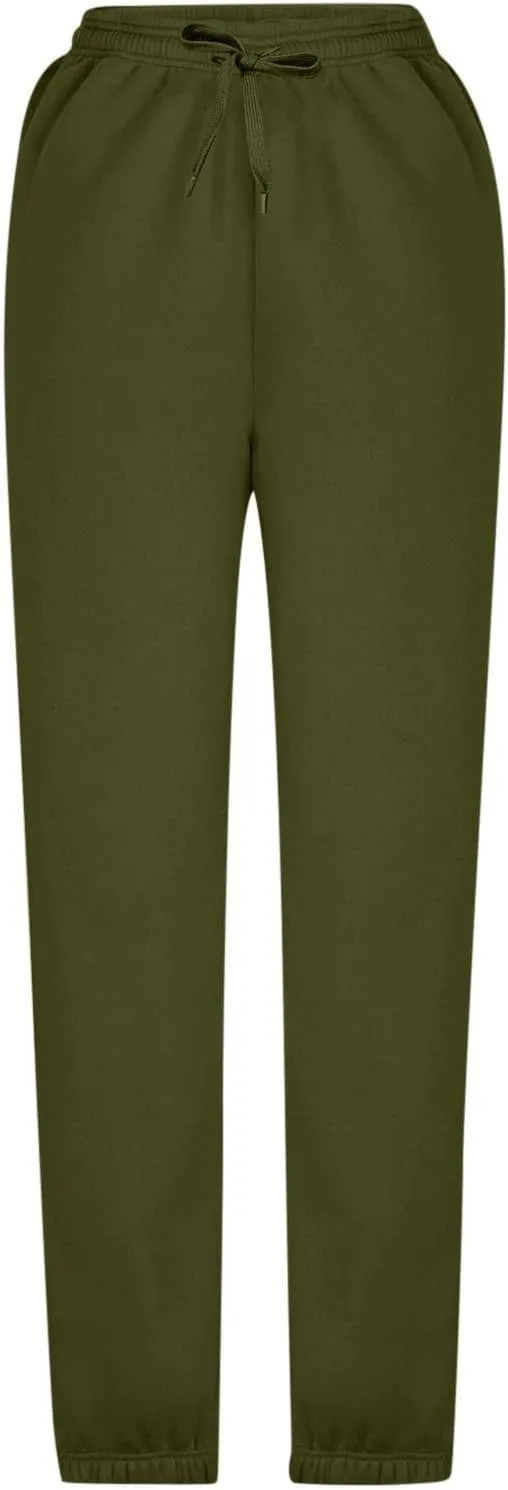 Jogger Sweatpants Women Fleece Lined Athletic High Waisted Joggers with Pockets Baggy Gym Running Workout Pants