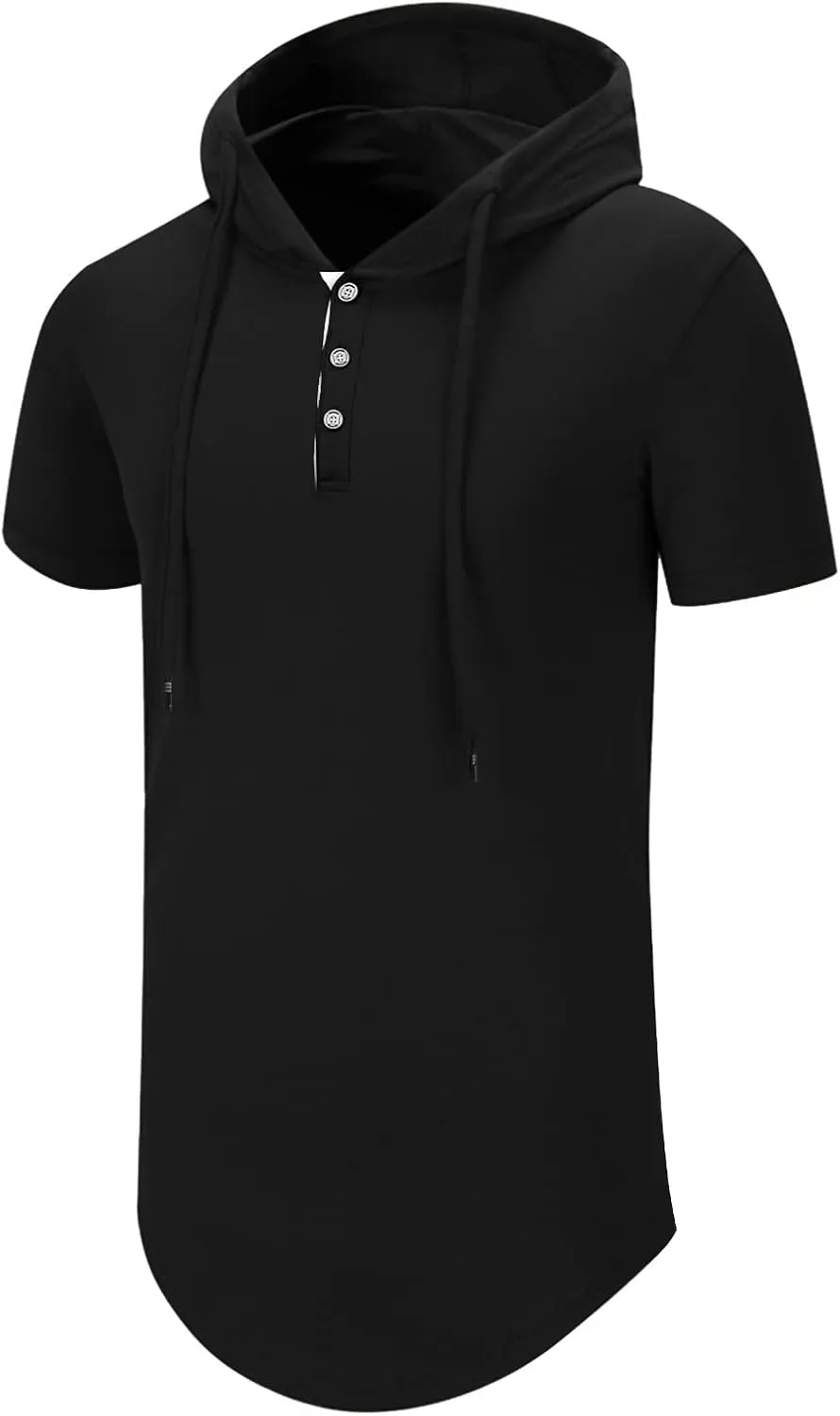 KUYIGO Men's S-5X Short&Long Sleeve Athletic Casual Plus Size Hoodies Sport Sweatshirt Hooded T-Shirts