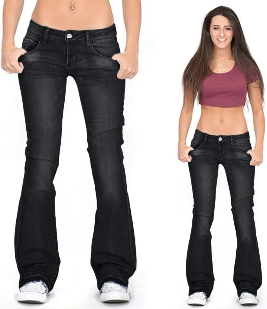 LCMTWX Black Pants for Women Poket Waisted Pants Trousers Up Womens Casual Women's Jeans Black Pants for Women Clothes for