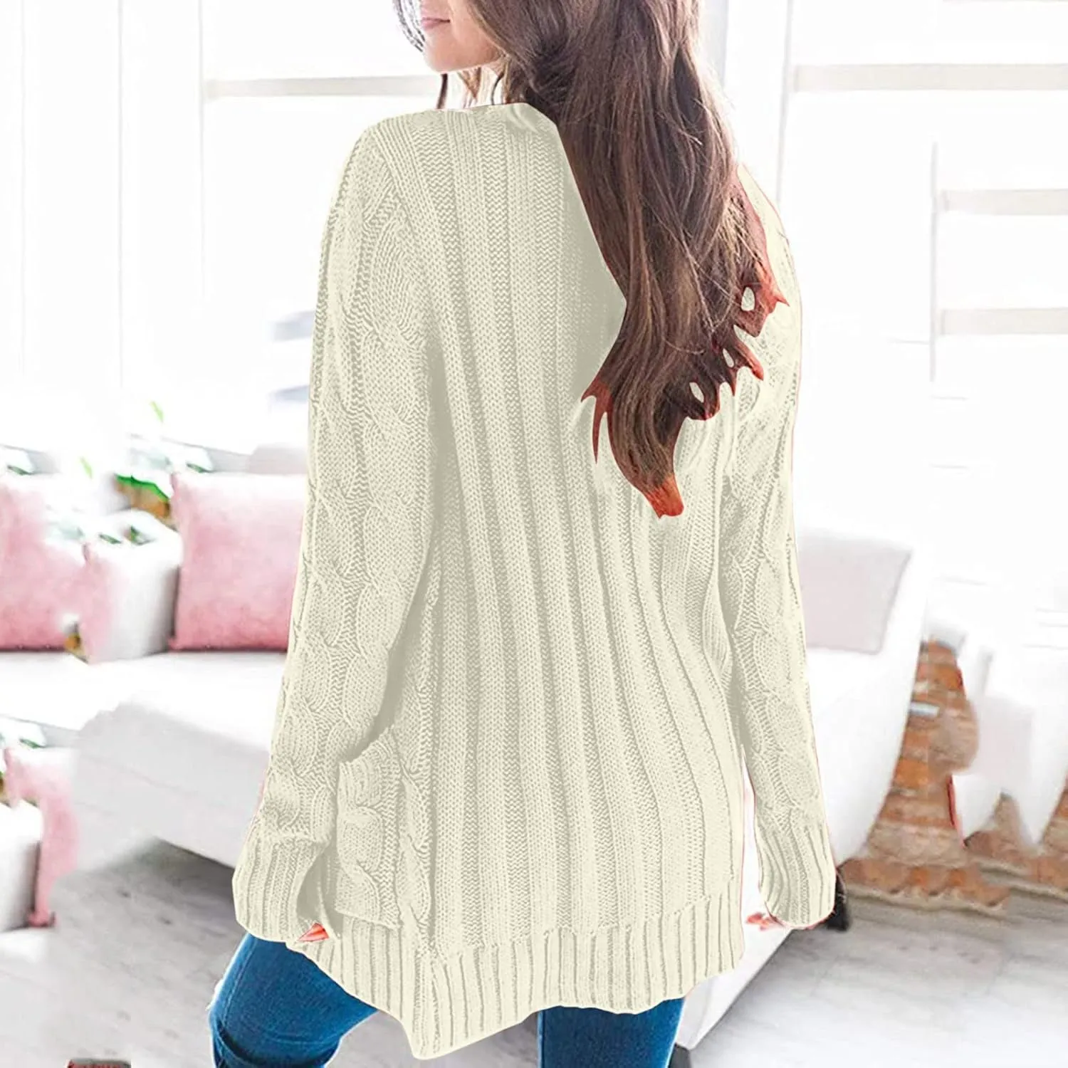 LCMTWX Womens Plus Size Sweater High Neck Sweater Long Sleeve Turtleneck Hoodies Women Fall Fuzzy Knit Warm Pullover