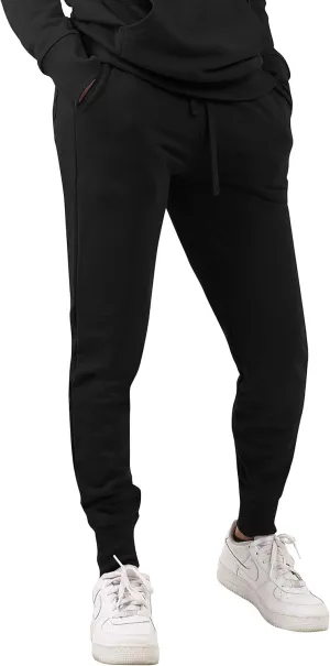 Ma Croix Womens Active Jogger Sweatpants with Drawstring Gym Yoga Workout Lounge S-2XL