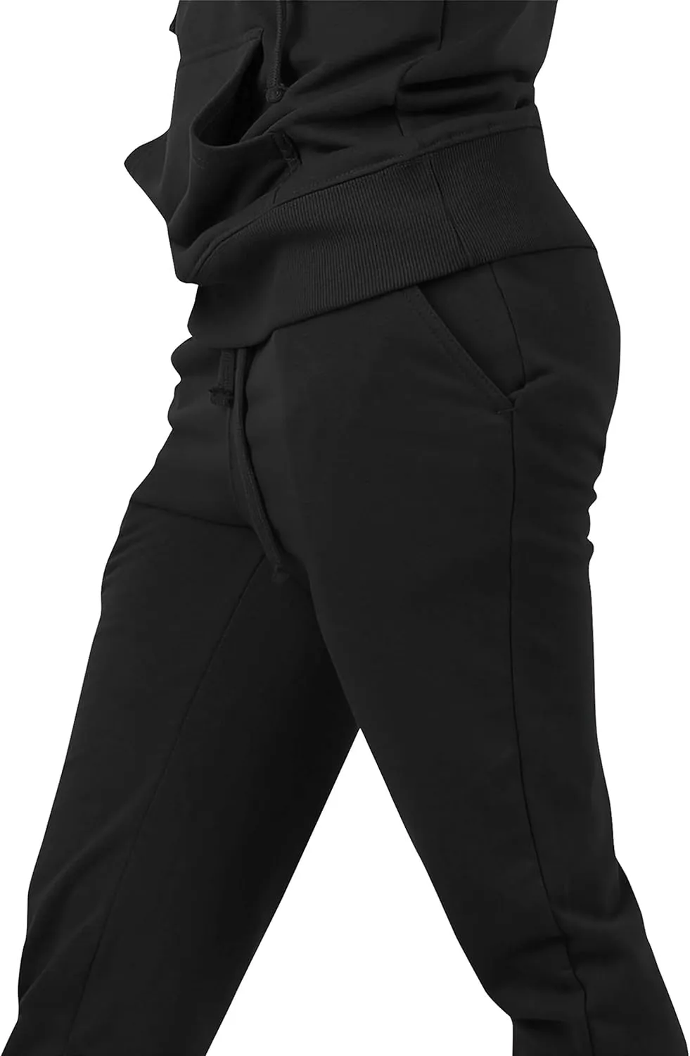Ma Croix Womens Active Jogger Sweatpants with Drawstring Gym Yoga Workout Lounge S-2XL