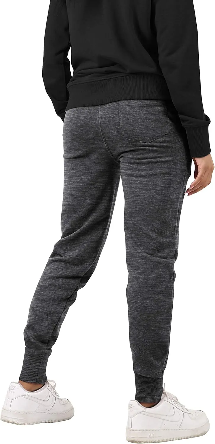 Ma Croix Womens Active Jogger Sweatpants with Drawstring Gym Yoga Workout Lounge S-2XL