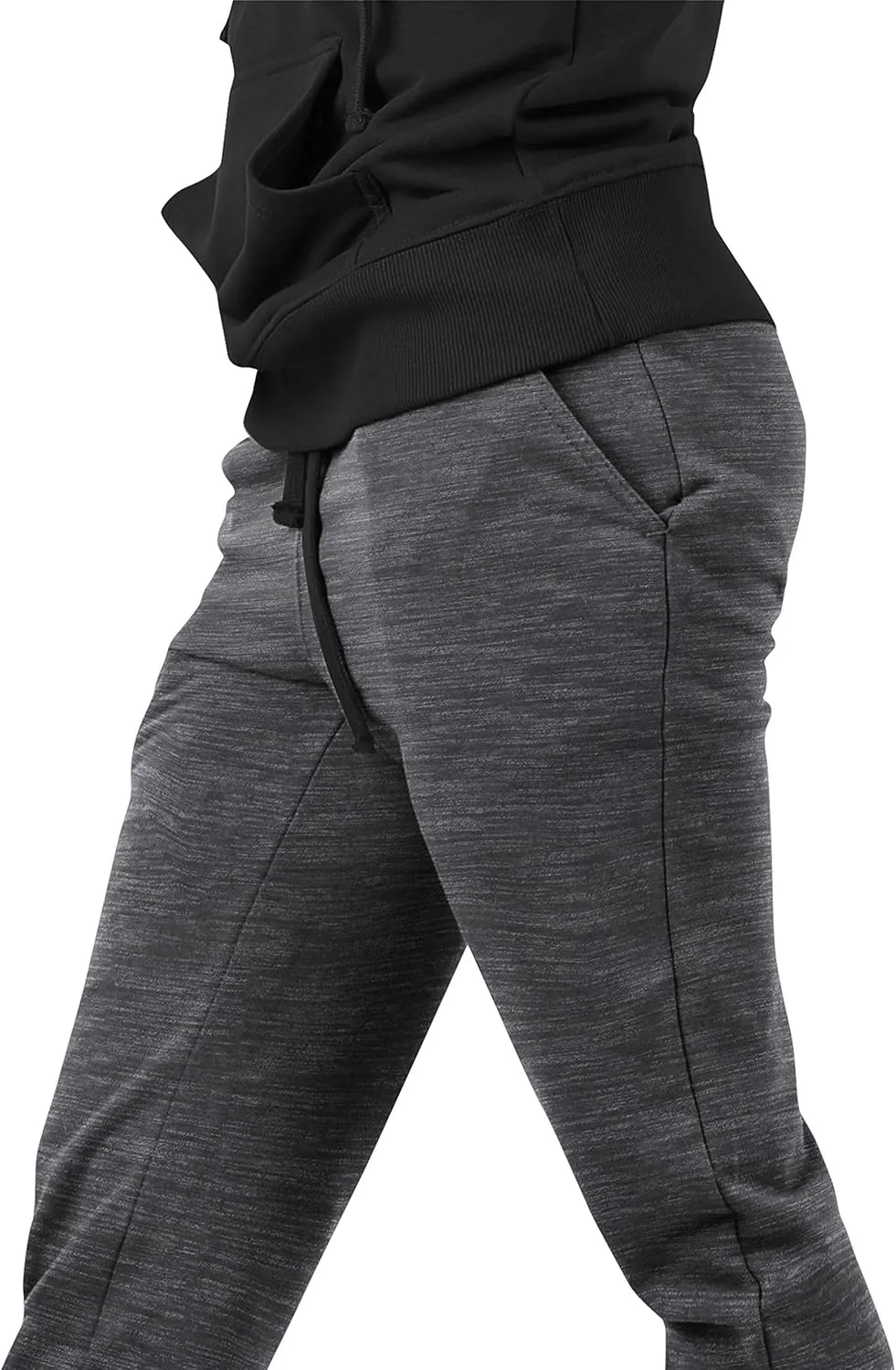 Ma Croix Womens Active Jogger Sweatpants with Drawstring Gym Yoga Workout Lounge S-2XL