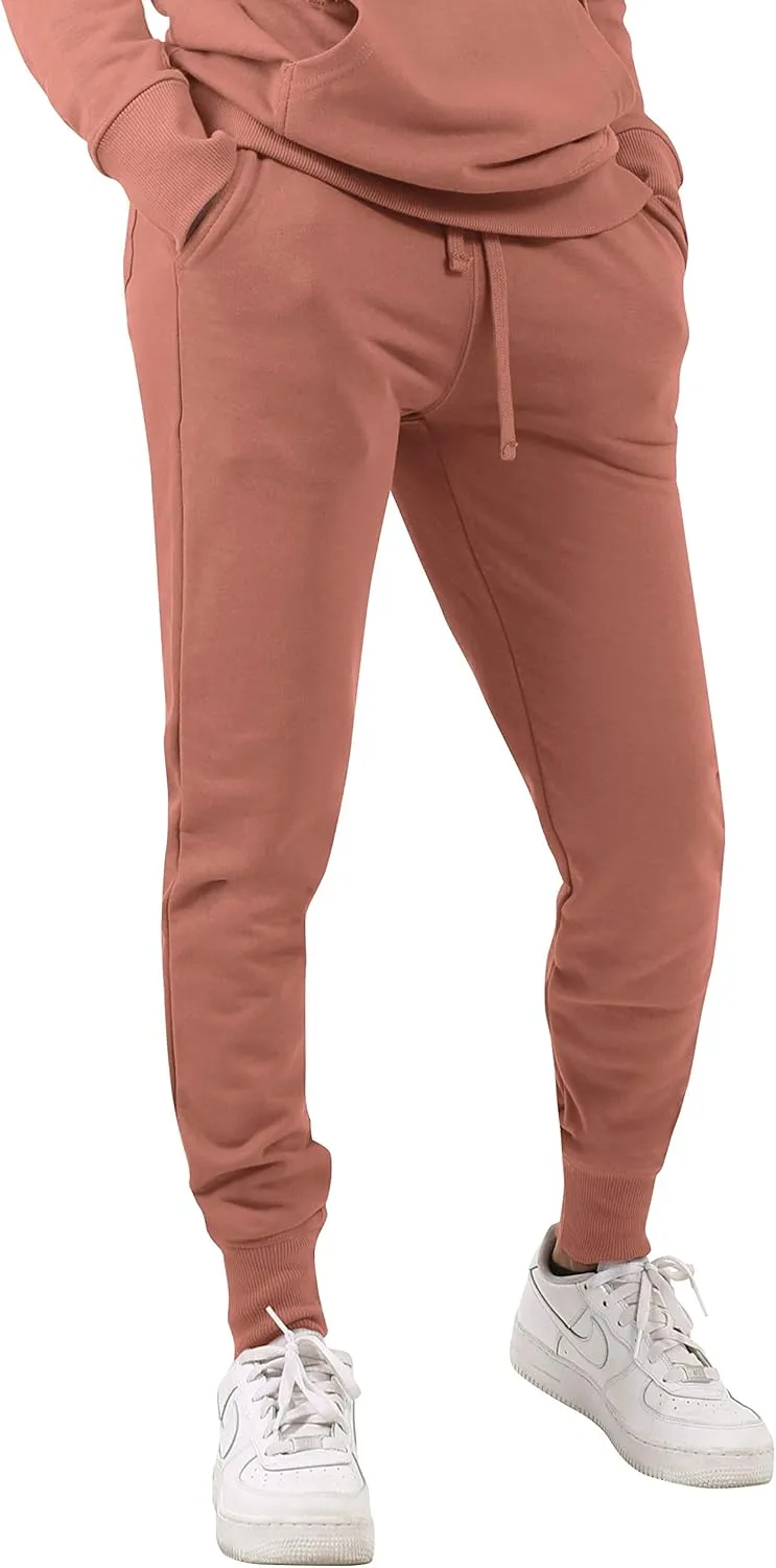 Ma Croix Womens Active Jogger Sweatpants with Drawstring Gym Yoga Workout Lounge S-2XL