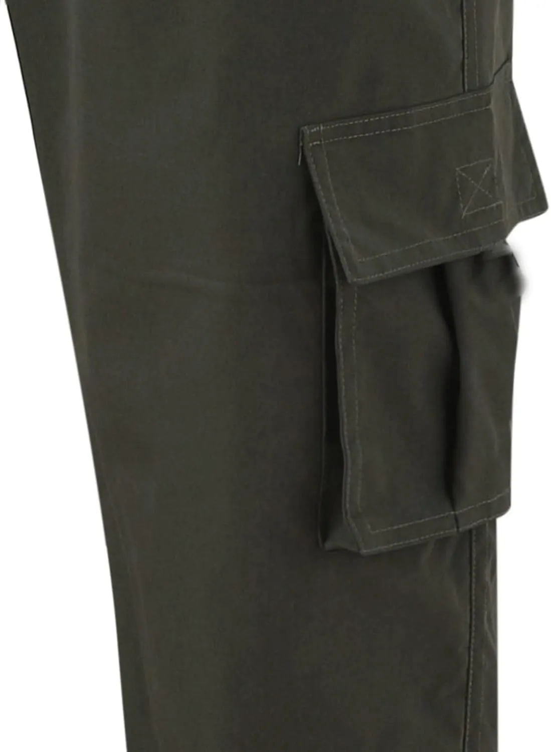 Men's Camo Cargo Pants and Warm Men's Solid Color Work Clothes Pockets and Sanitary Loose Straight Sweatpants for