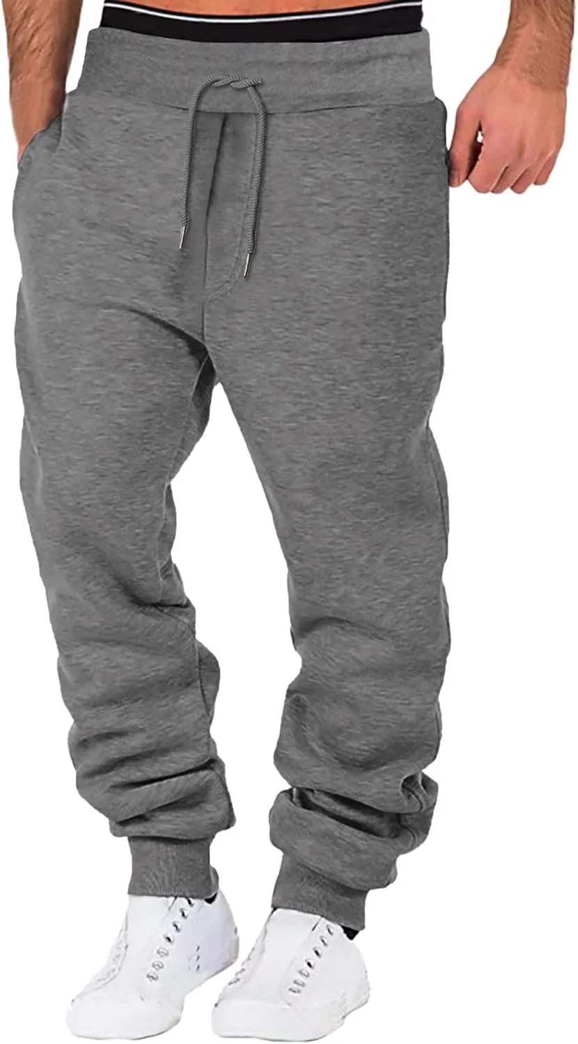 Mens Cargo Sweatpants Cool Thin Loose Cool Jogging Pants with Water Absorption Quick Active Athletic Workout