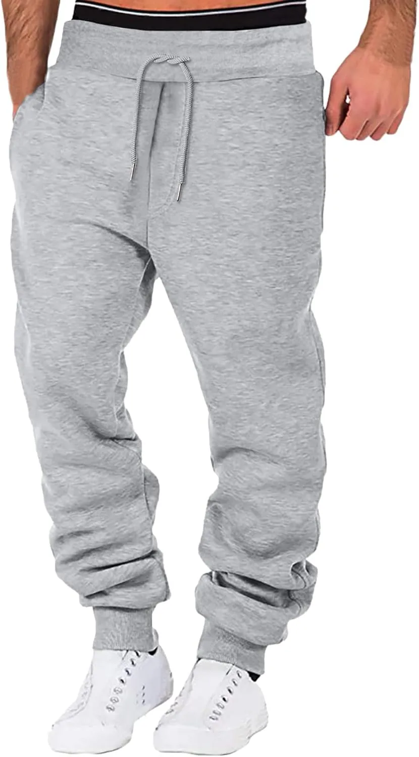 Mens Cargo Sweatpants Cool Thin Loose Cool Jogging Pants with Water Absorption Quick Active Athletic Workout