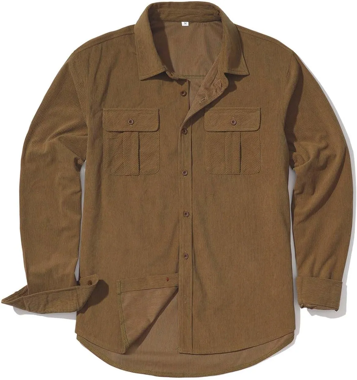 Men's Corduroy Jacket Coats Button Down Shirts Shacket Jackets Loose Fit Sweater Fall Winter 2024 Trendy Outfits