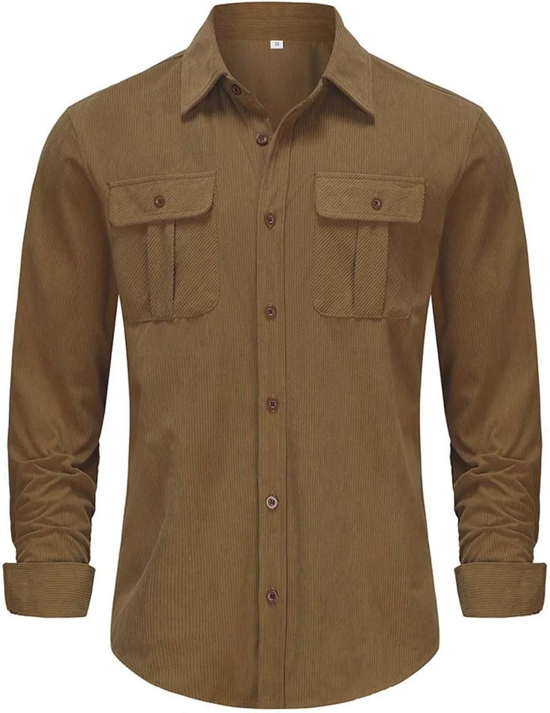 Men's Corduroy Jacket Coats Button Down Shirts Shacket Jackets Loose Fit Sweater Fall Winter 2024 Trendy Outfits