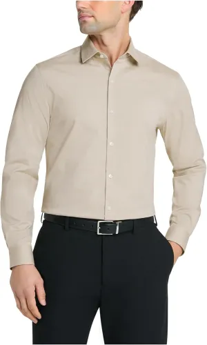 Men's Dress Shirt Slim Fit Comfort Performance Stretch