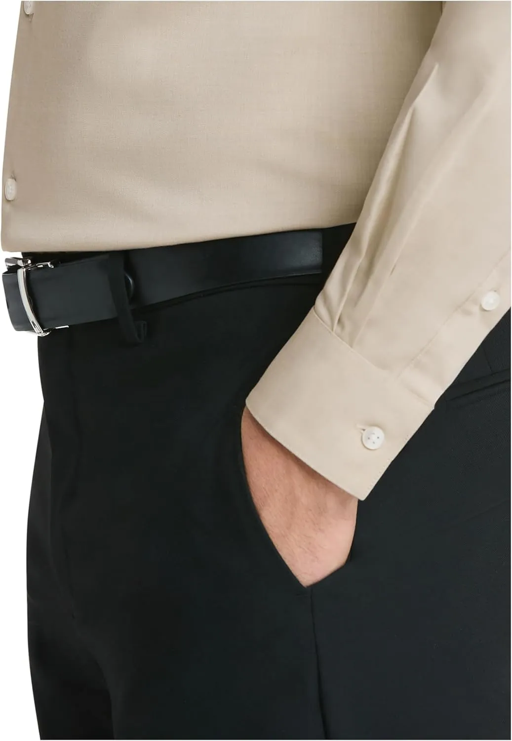 Men's Dress Shirt Slim Fit Comfort Performance Stretch