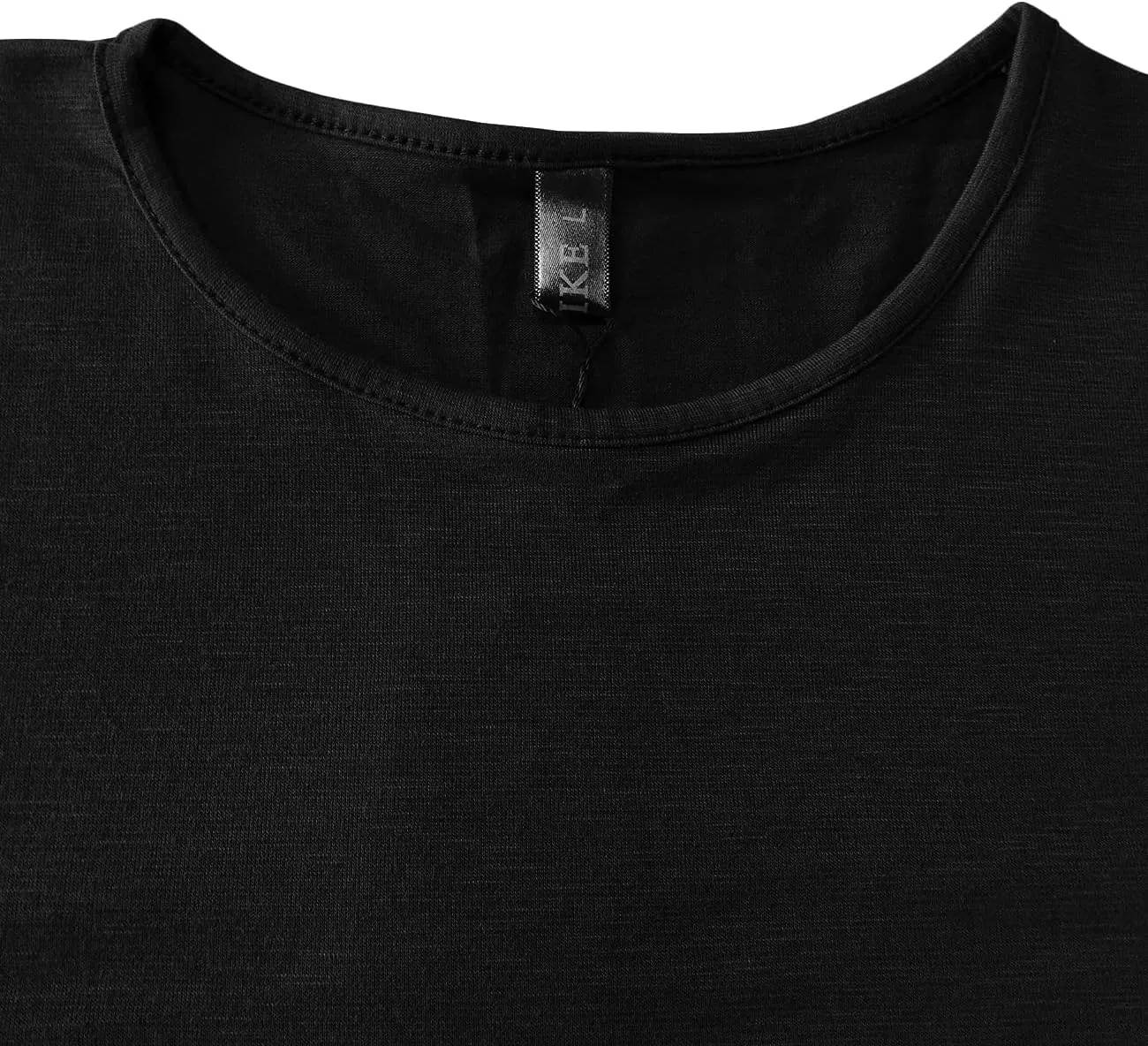 Mens Hipster Hip Hop Longline Crewneck T-Shirt