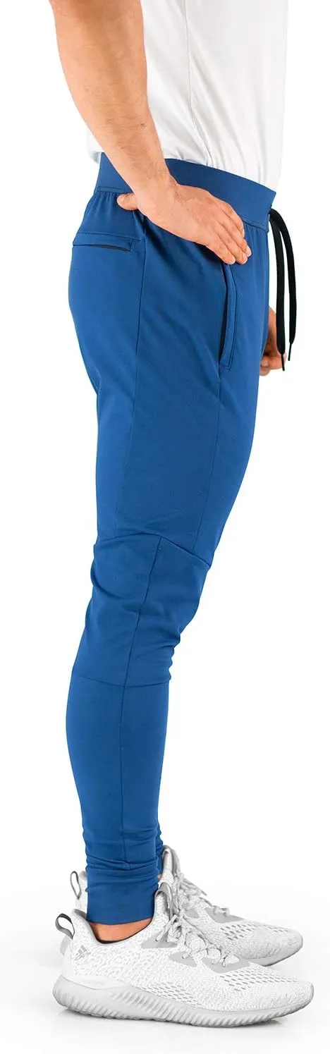 Men's Joggers Hydrafit Track Pants Men's Sweatpants Active Sports Running Workout Pant Zipper Pockets