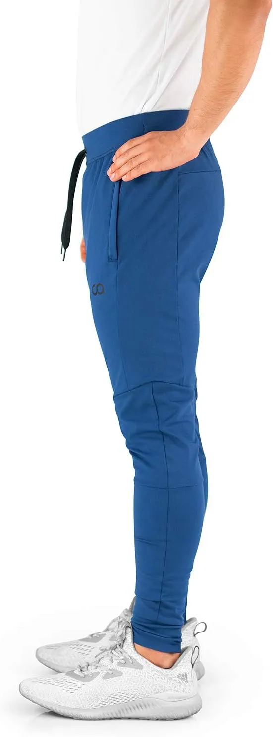 Men's Joggers Hydrafit Track Pants Men's Sweatpants Active Sports Running Workout Pant Zipper Pockets