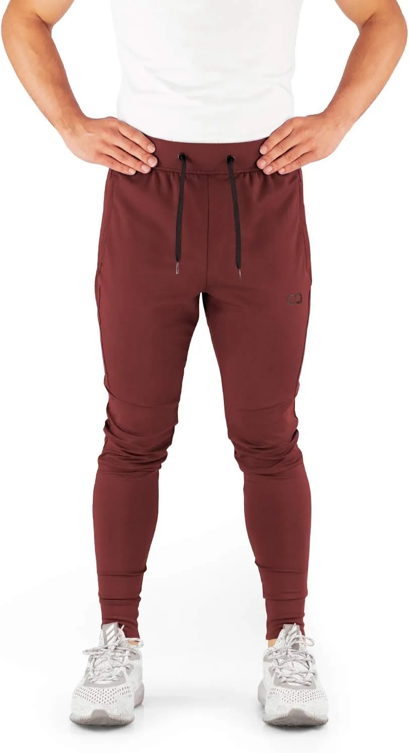 Men's Joggers Hydrafit Track Pants Men's Sweatpants Active Sports Running Workout Pant Zipper Pockets