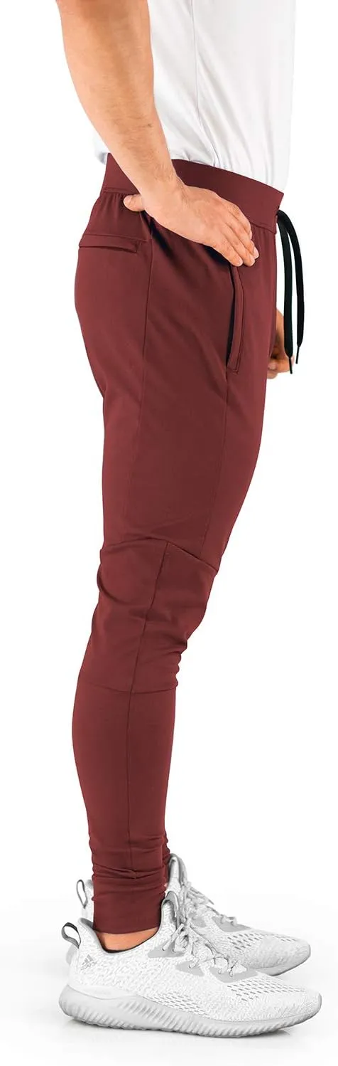 Men's Joggers Hydrafit Track Pants Men's Sweatpants Active Sports Running Workout Pant Zipper Pockets
