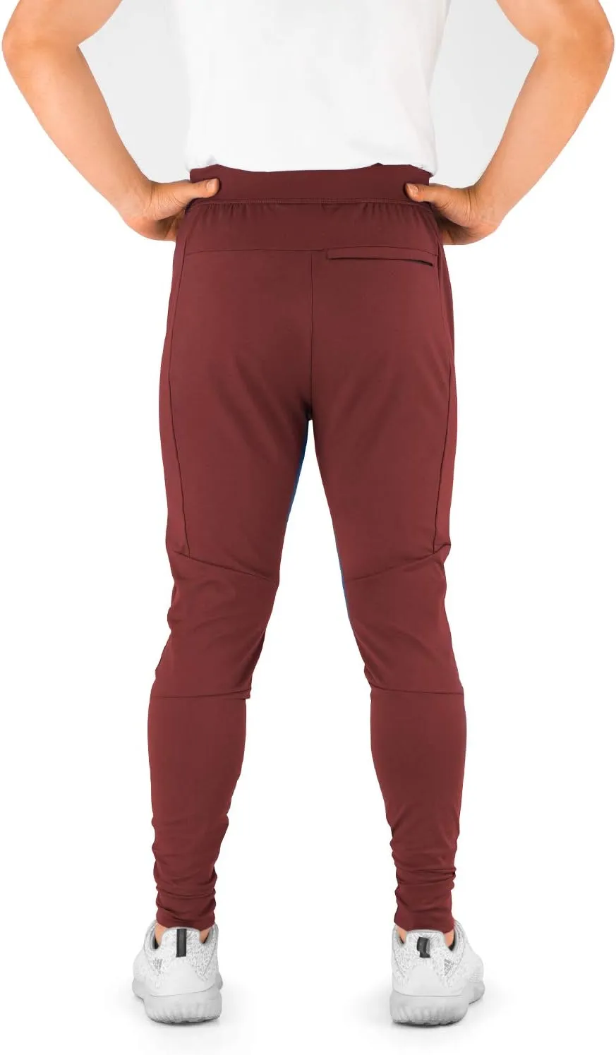 Men's Joggers Hydrafit Track Pants Men's Sweatpants Active Sports Running Workout Pant Zipper Pockets