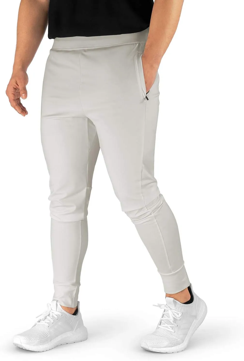 Men's Joggers Hydrafit Track Pants Men's Sweatpants Active Sports Running Workout Pant Zipper Pockets