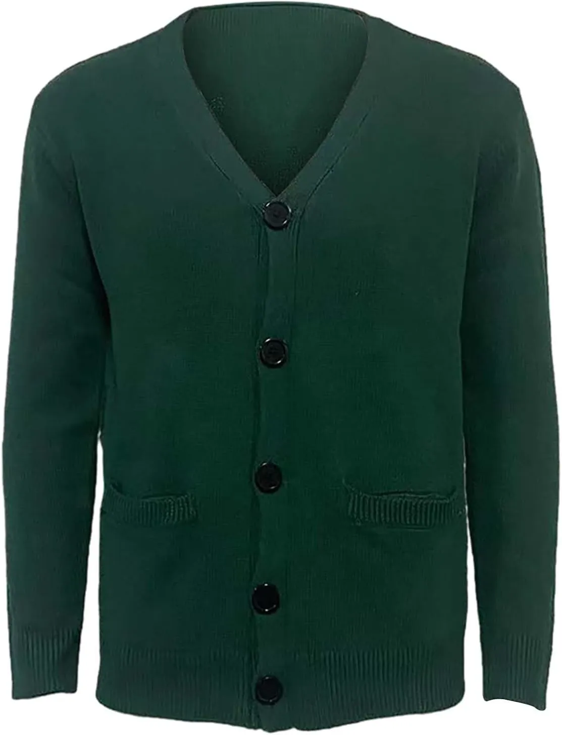 Men's Lightweight Open Front Jacket Coats Wool Blend V Neck Button Down Cardigan 2024 Fall Trendy Outfits Sweaters