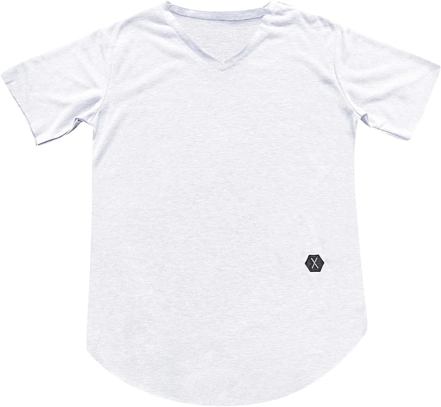 Men's Regular Fit Short Sleeve Workout Muscle T-Shirts V Neck Fashion Hipster Summer Athletic Tops