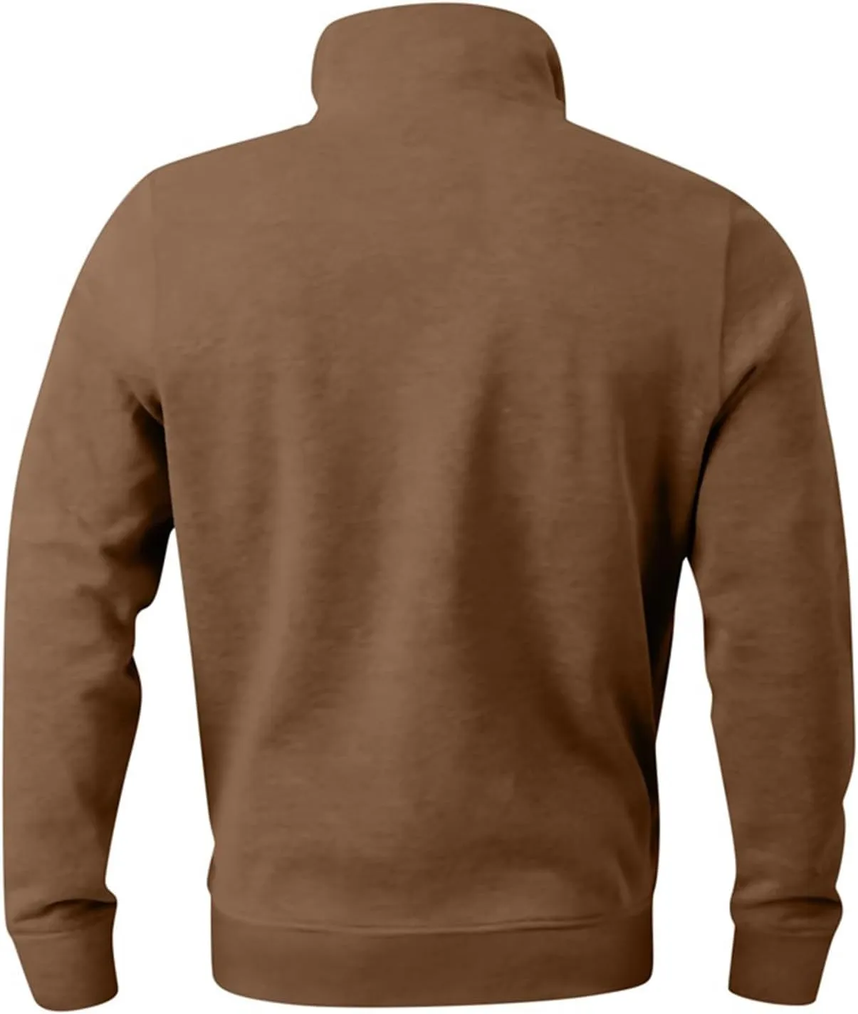 Men's Thermal Fleece Quarter-Zip Pullover, Winter Outdoor Warm Sweater Lightweight Running Sweatshirt