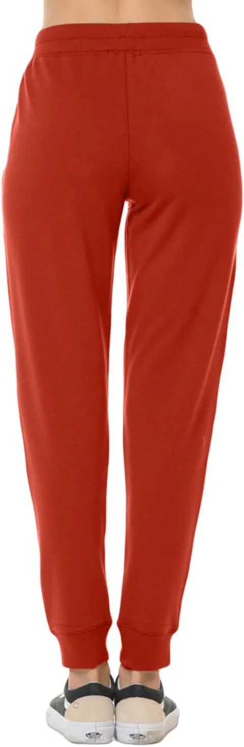 NE PEOPLE Women's Active Yoga Gym Workout Cotton Solid Joggers Sweatpants Lounge Sweat Pants with Pockets (S-3XL)
