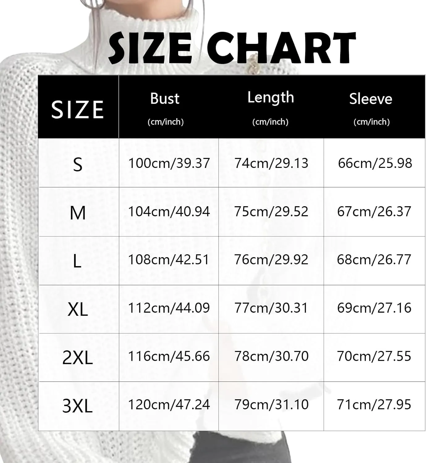 Oversized Sweaters for Women Turtleneck Chunky Pullover Sweater Casual Loose Knit Pullover Sweater Top