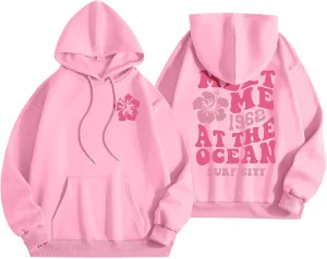 Preppy Sweatshirt Women's Fashion Hoodies & Sweatshirts Zip Womens Oversized Patchwork Pullover Sweatshirt Dress Oversized Hoodie Blanket Anime Womens Sweatshirt Graphic Hoodies Letter Print
