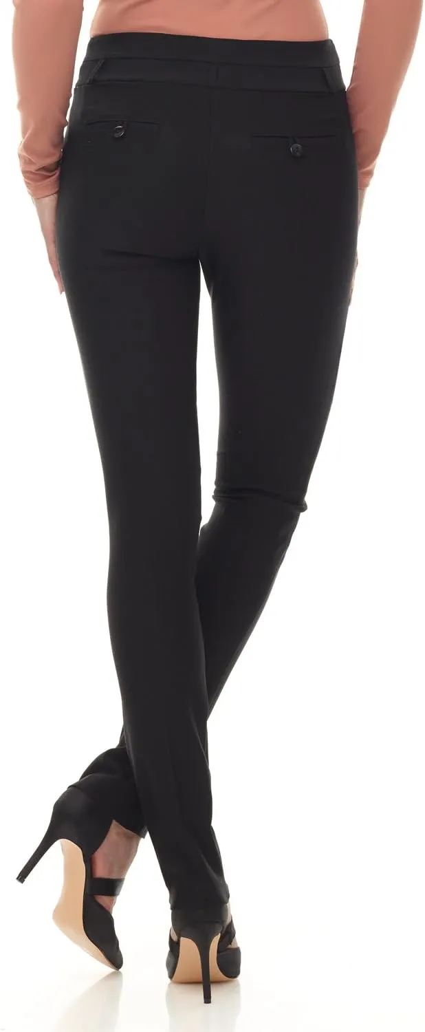 Rekucci Women's Ease into Comfort Stretch Slim Pant