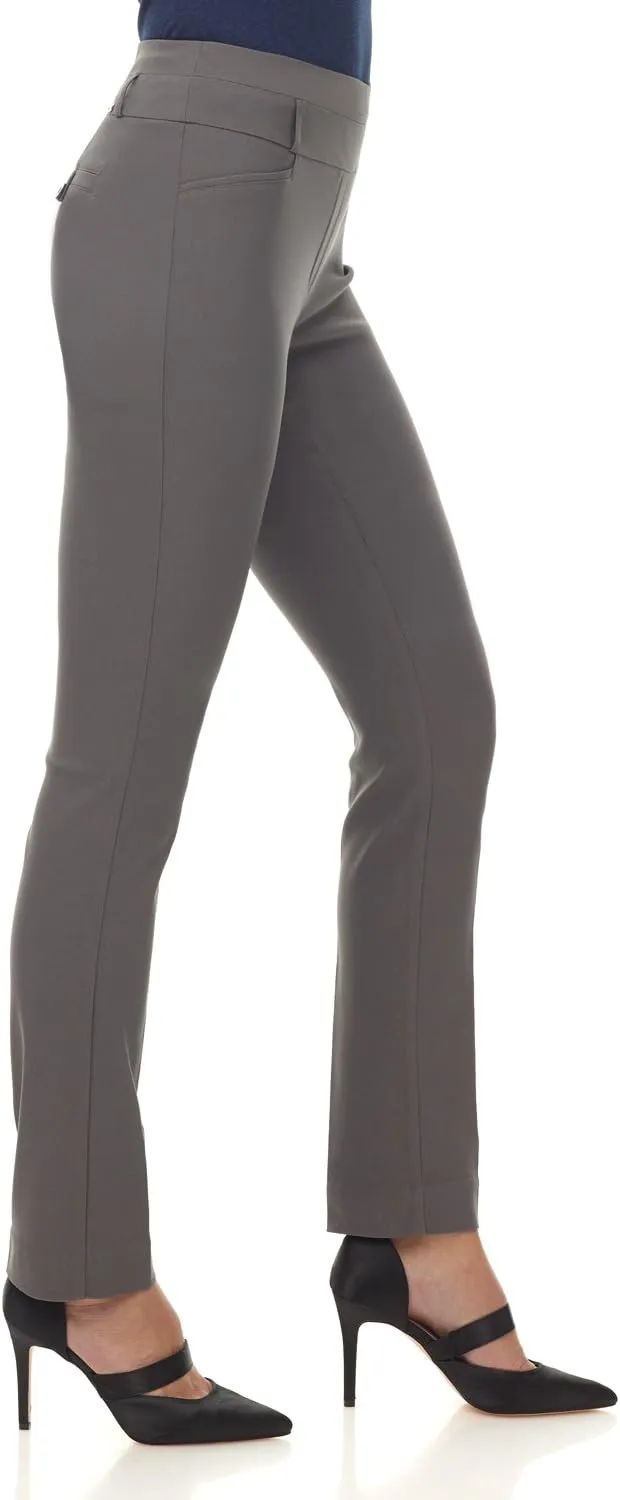 Rekucci Women's Ease into Comfort Stretch Slim Pant