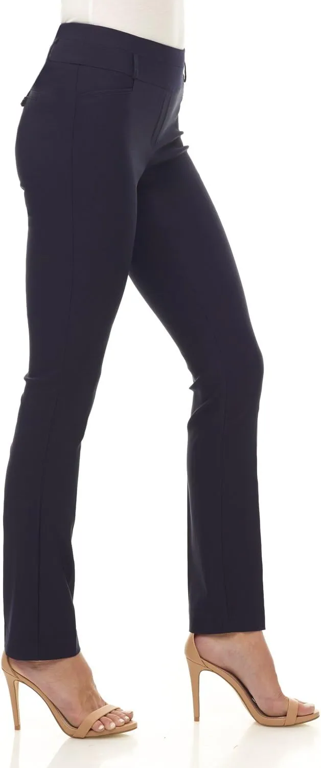 Rekucci Women's Ease into Comfort Stretch Slim Pant