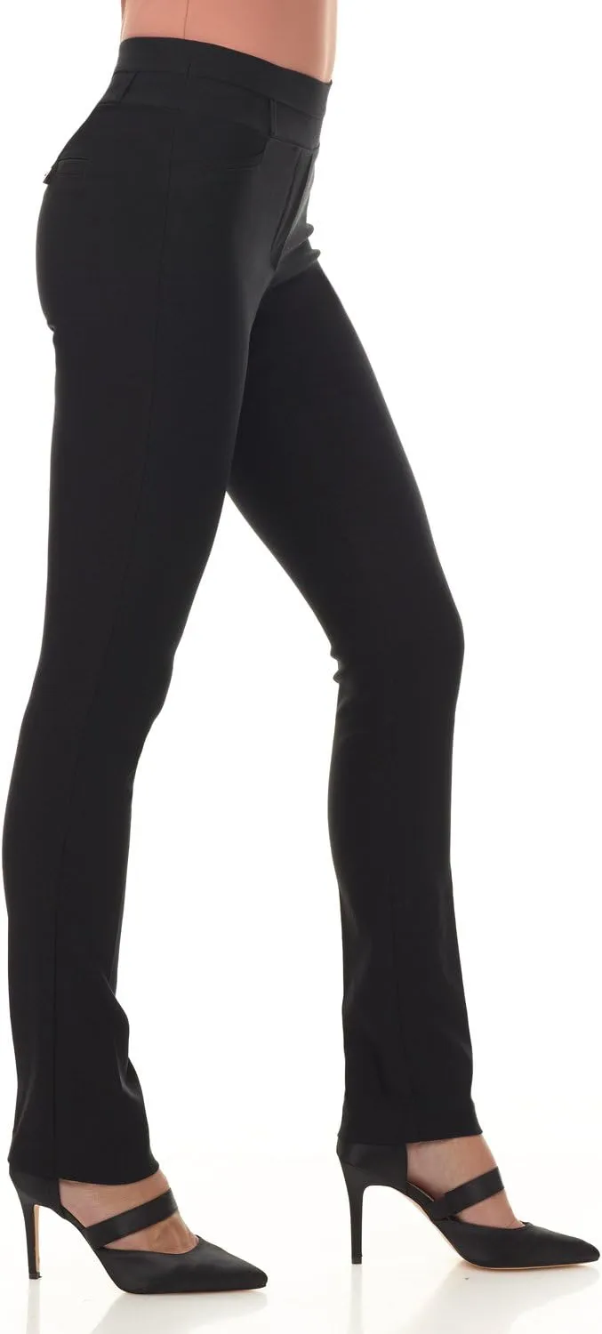Rekucci Women's Ease into Comfort Stretch Slim Pant
