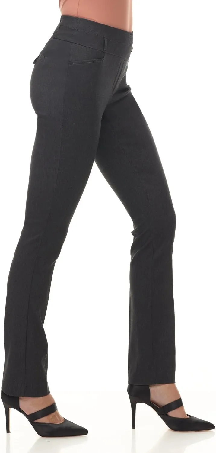 Rekucci Women's Ease into Comfort Stretch Slim Pant